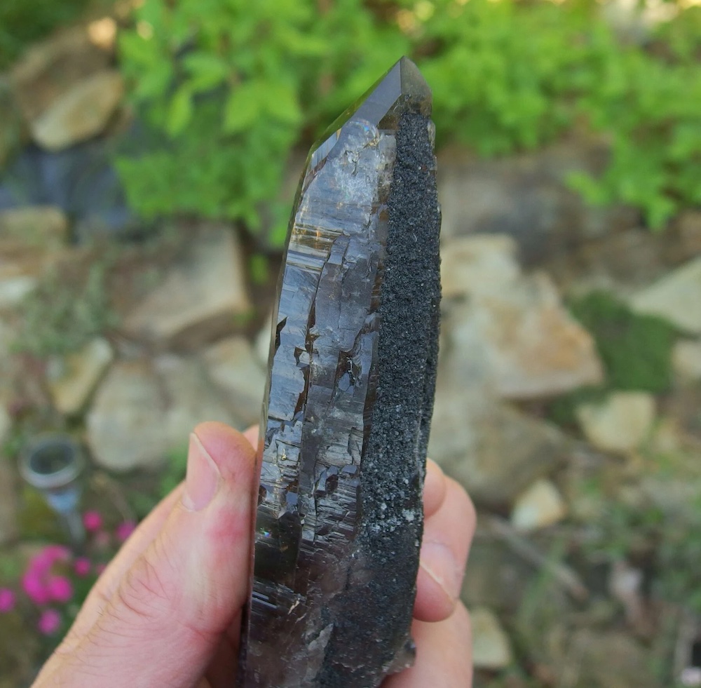 Magnifique quartz fumé de qualité « AA », cristal cathédrale, Strzegom, Pologne