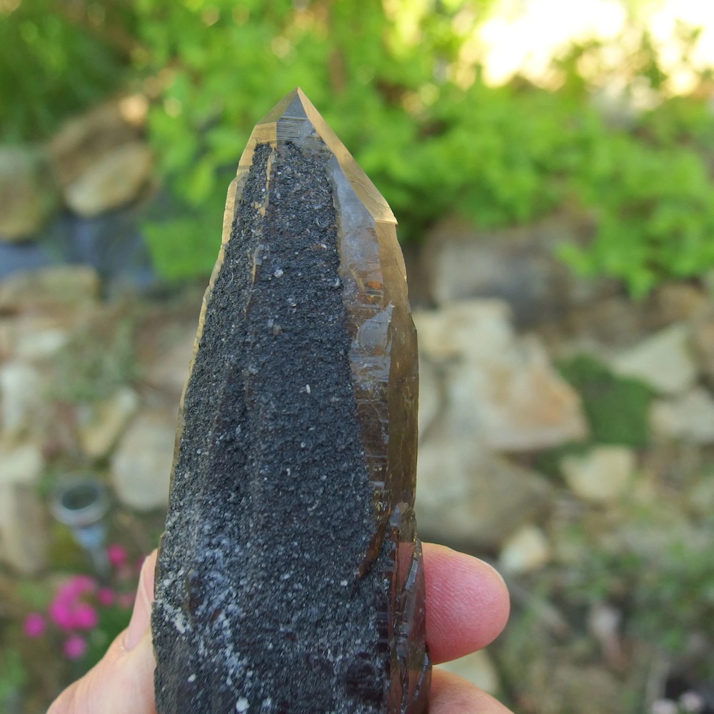 Magnifique quartz fumé de qualité « AA », cristal cathédrale, Strzegom, Pologne