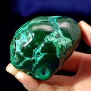 malachite and chrysocolla polished stong, malacolla, congo